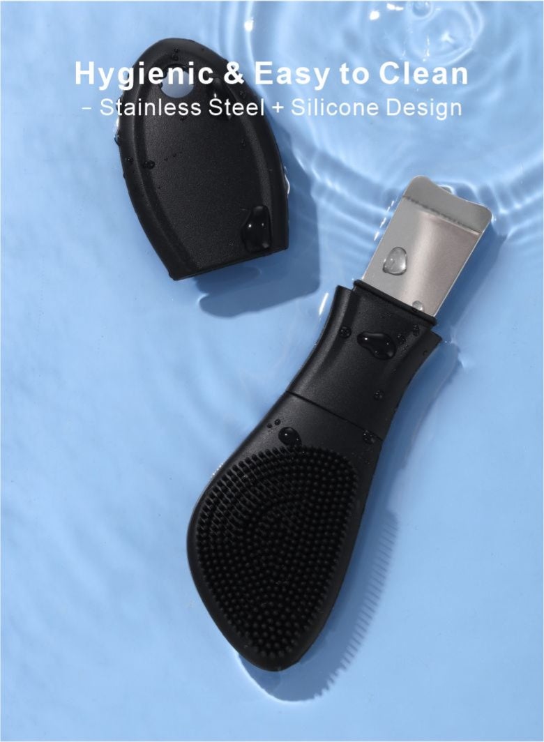 YEADMAL Silicone Blackhead Remover Facial Skin Spatula for Men and Women Skin Care (Black) - Image 5