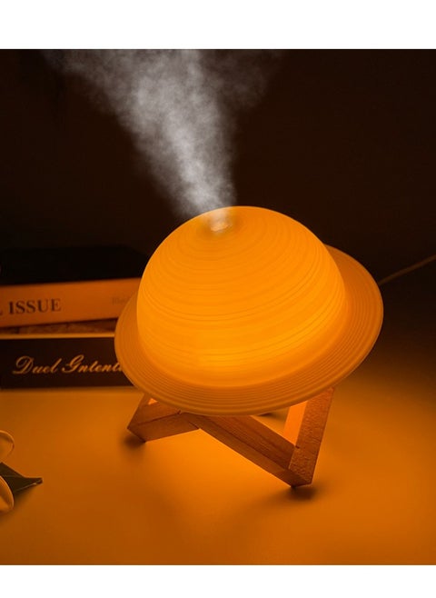 Moon Humidifier Night Light, Silent Humidifier, Aromatherapy Diffuser, USB Charging