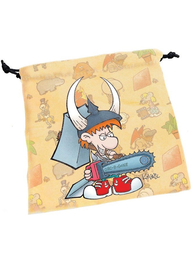 Steve Jackson Games Munchkin Dice Bag | Large Drawstring Bag 7” x 7” | Printed Fabric | Holds over 100 Dice | RPG Bag | Roleplaying Dice Bag | Tabletop Adventure Game Bag | From - Image 2