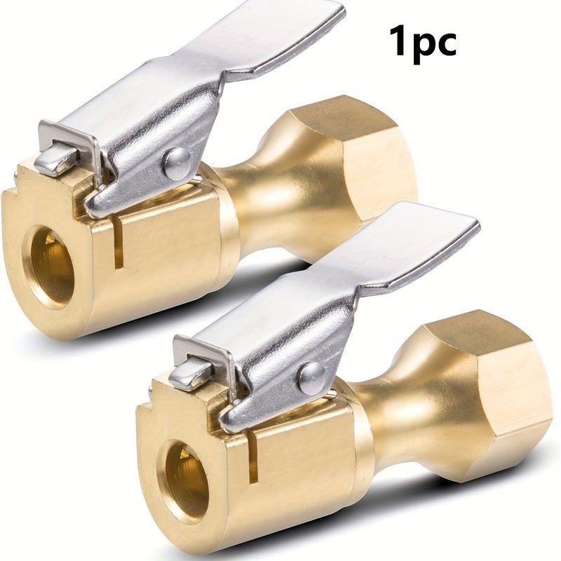 Heavy Duty Air Chuck Car Tire Inflation Tool 1pc Open Flow Lock On Clip for Inflator Gauge Compressor Accessories - Image 1