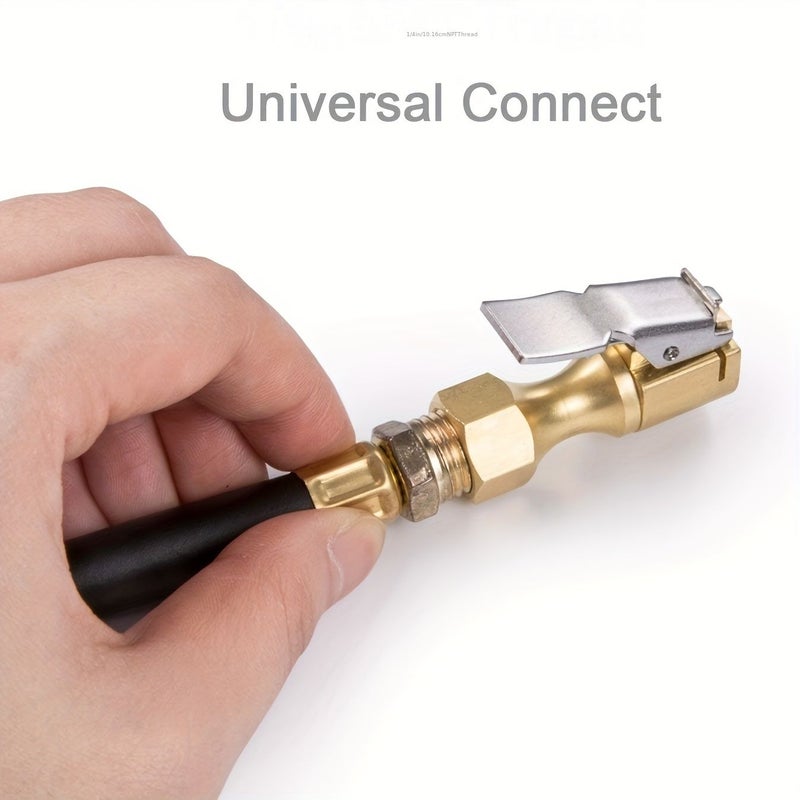 Heavy Duty Air Chuck Car Tire Inflation Tool 1pc Open Flow Lock On Clip for Inflator Gauge Compressor Accessories - Image 4