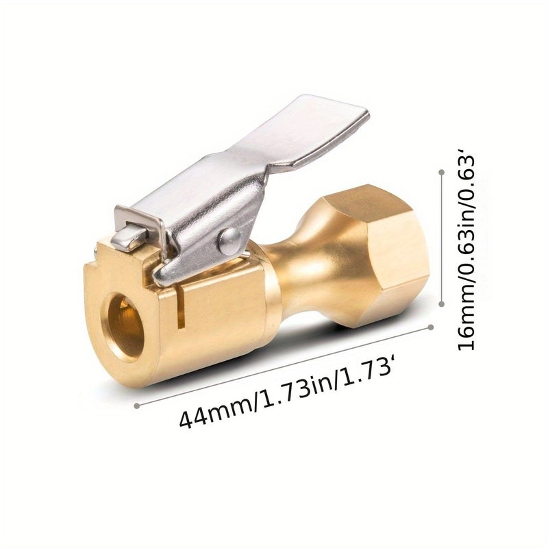 Heavy Duty Air Chuck Car Tire Inflation Tool 1pc Open Flow Lock On Clip for Inflator Gauge Compressor Accessories - Image 2