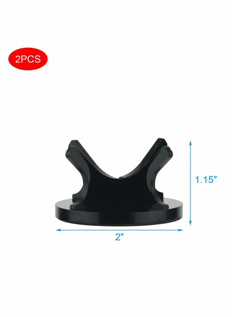 Excefore - Acrylic Small Ball Stand Holder, Sport Ball Display Rack, Baseball, Display Stand Ball Display Holder with 2 Pieces Non-Slip Rubber Pads - Image 1