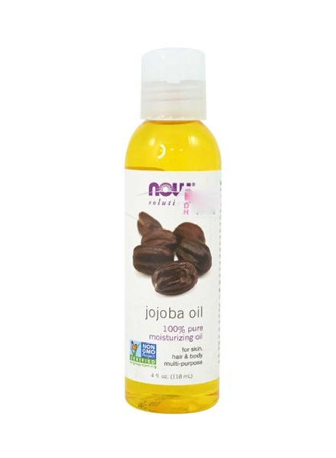 now Jojoba Oil 100% Pure Moisturizing Oil for Hair Skin and Body 118ml