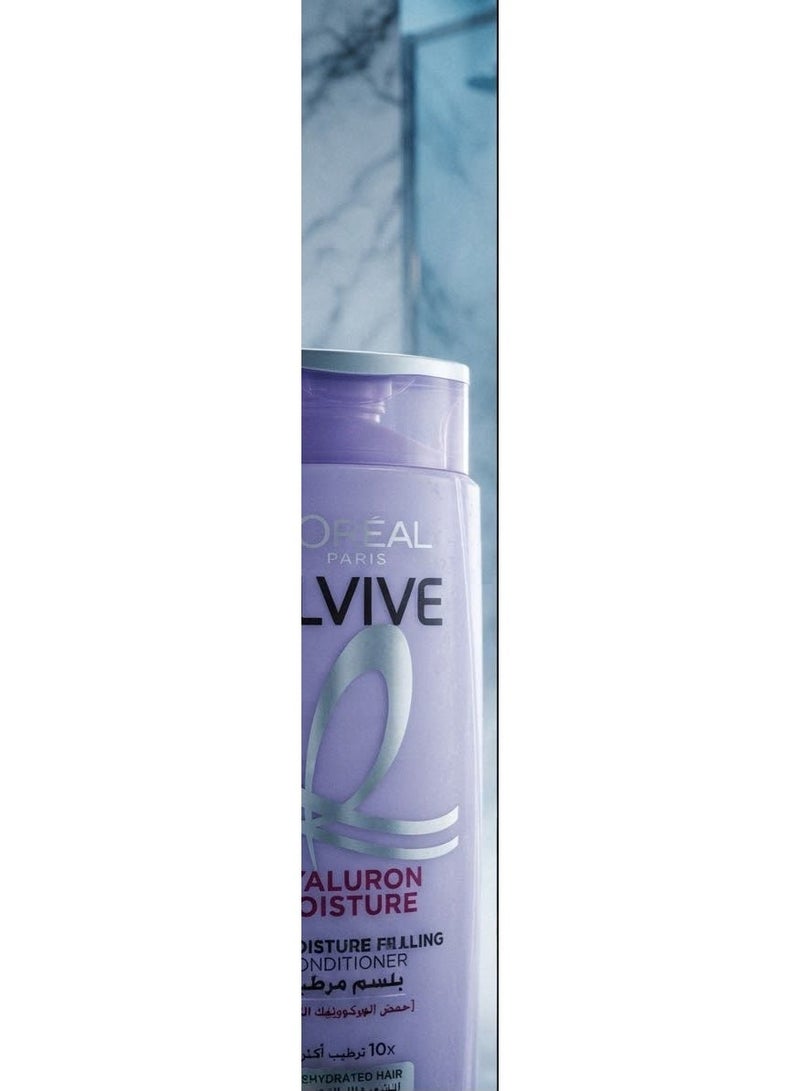 L'OREAL PARIS Loreal Elvive Hyaluron Moisture Shampoo 400 Ml And Conditioner 360 Ml Dual Pack - Image 3