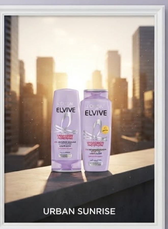 L'OREAL PARIS Loreal Elvive Hyaluron Moisture Shampoo 400 Ml And Conditioner 360 Ml Dual Pack - Image 4