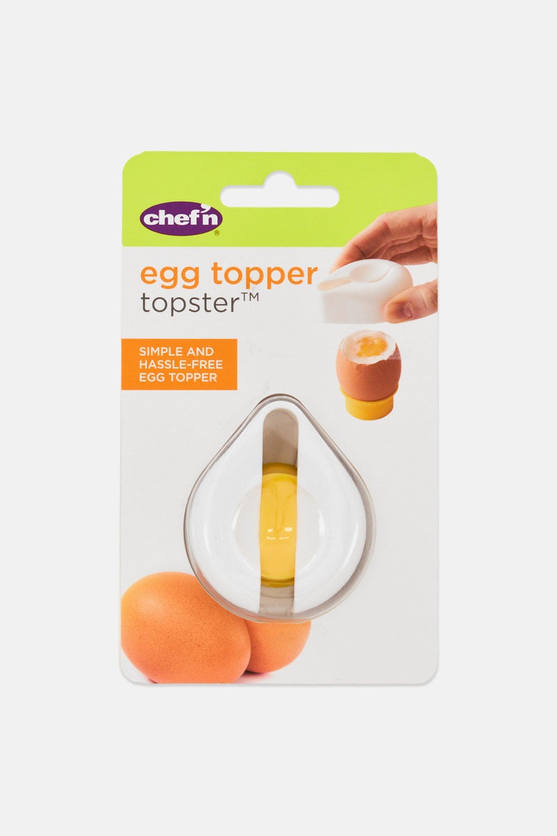 Chef'n Topster Boiled Egg Topper, White - Image 1