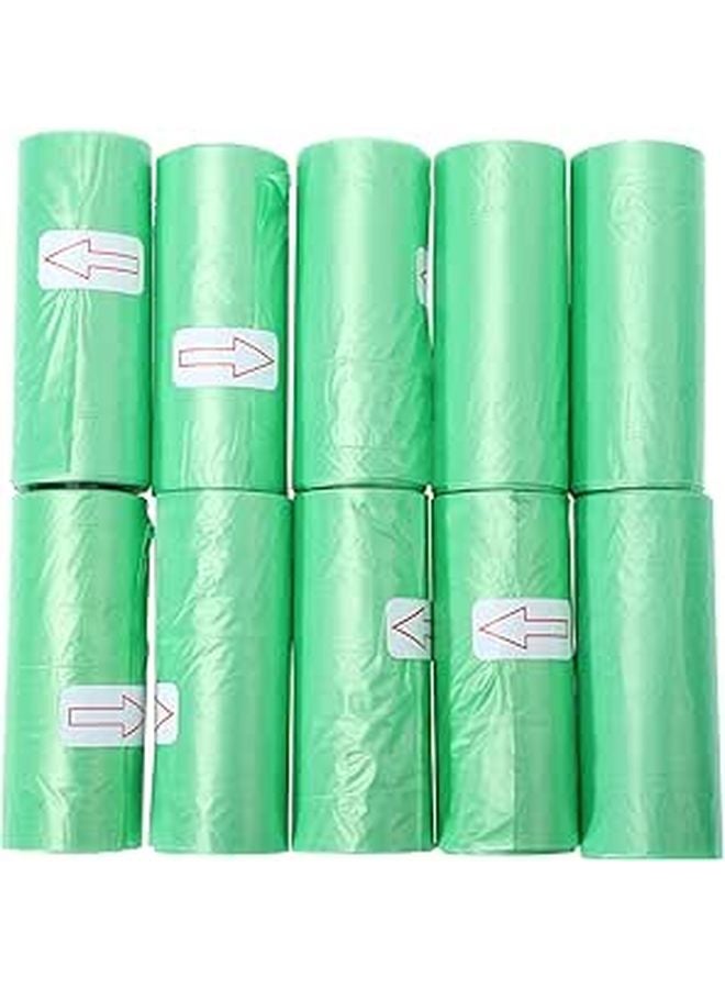 Disposable Diaper Bags 10 Pack Drawstring Leak Resistant For Nursery Outdoor Waste - Image 1