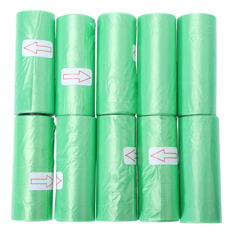 Disposable Diaper Bags 10 Pack Drawstring Leak Resistant For Nursery Outdoor Waste - Image 2