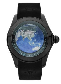 AROAQ Luxury 46mm Art Eye Dial Fashion Bubble Glass Mechanical Men's Automatic Watch 