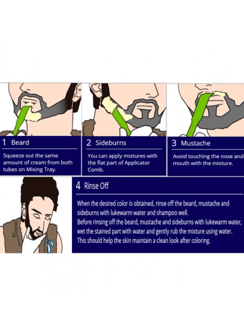 بايجن صبغة شعر لون لحية - Image 4