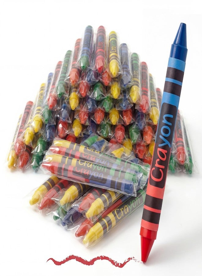 جلينمال مجموعة جلينمال من 300 قلم تلوين مزدوج الأطراف، 150 قلمًا، 4 ألوان متنوعة، أقلام تلوين غير سامة، عبوة فردية بالجملة، مثالية كهدايا للحفلات، للمطاعم، للمدارس، للمكاتب، هدايا للمعلمين، وهدايا العودة إلى المدرسة. - Image 1