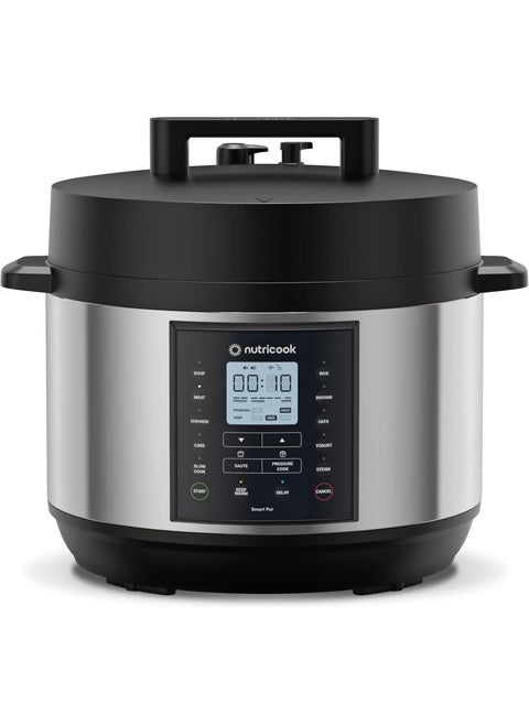 Smart Pot 2 Plus 1500 Watts - 9 Appliances in 1, Pressure Cooker, Slow Cooker, Rice Cooker, Steamer, Sauté Pot, Yogurt Maker, Soup Maker, Cake Maker, Food Warmer, 9.5L