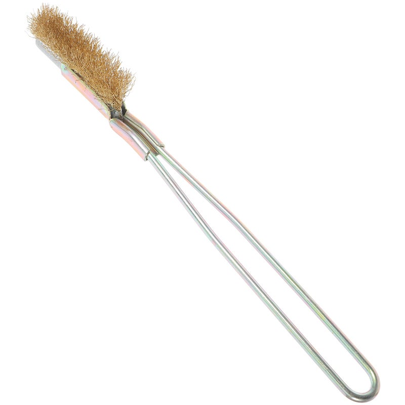 Heavy Duty Wire Brush Rust Removal Tool with Replaceable Head for Metal Cleaning - Image 2