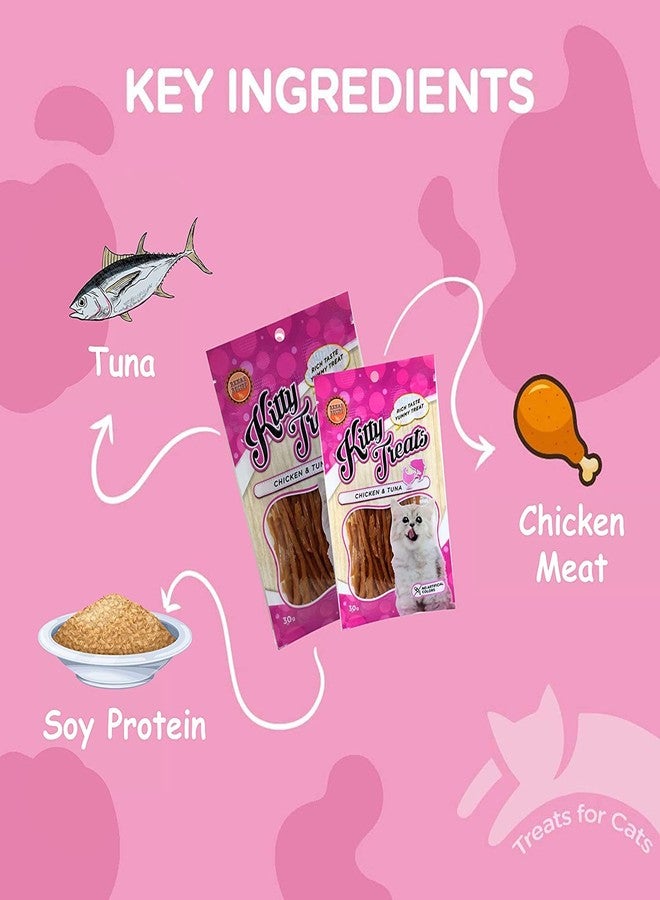 Rena Cataholic Neko Tuna & Chicken Cat Treat for Cat and Kitten (Pack of 9) - Image 3