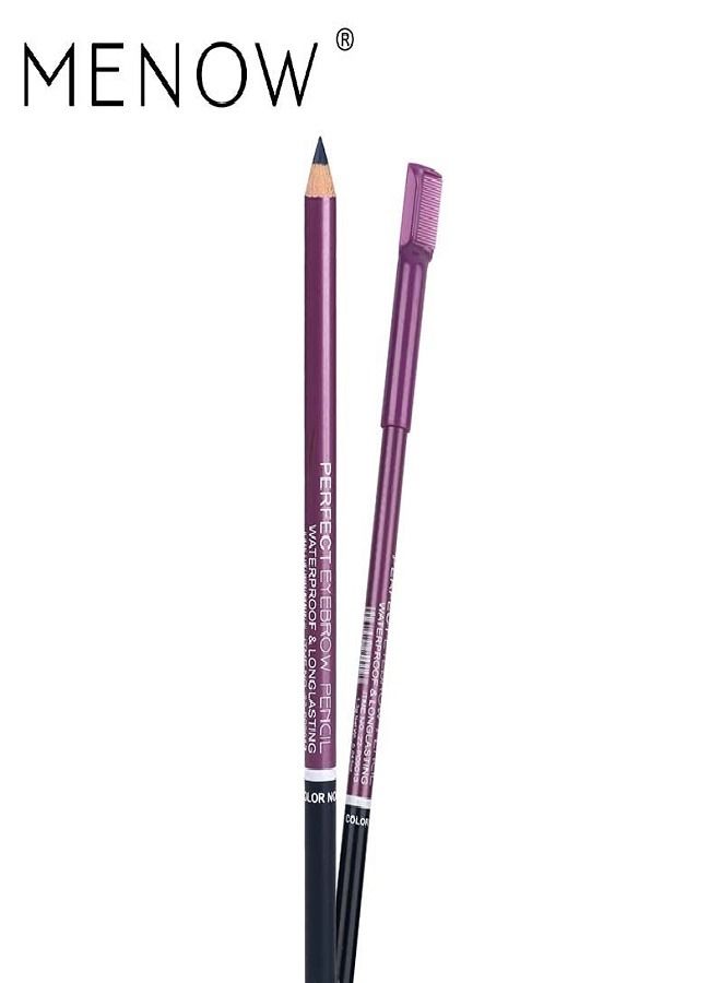 Perfect Eyebrow Pencil Waterproof & Long Lasting - Brown - 02