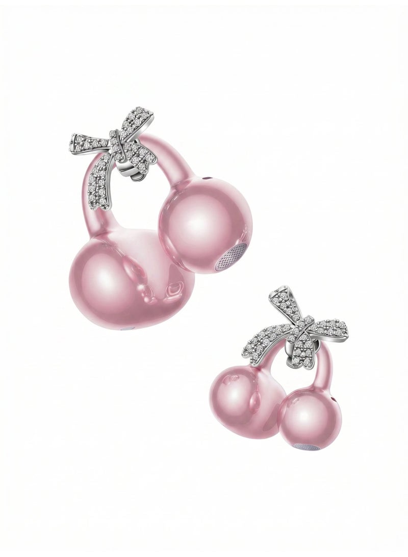 ساناج سماعات SANAG S6S Nova اللاسلكية + طقم قرط Romantic Ribbon، سماعات مشبك الأذن المفتوح بتصميم مجوهرات قابل للتبديل، بلوتوث 5.4، بطارية 59 ساعة، مقاومة للماء IP67، درايفر تيتانيوم 10 - Image 3