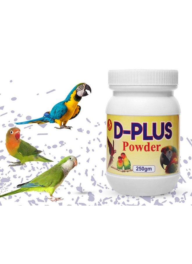 بت - (Pci) مسحوق D-Plus || يساعد على امتصاص الكالسيوم وتعزيز المناعة || الرعاية الصحية للطيور (250 جرام، D_ Plus) - Image 1