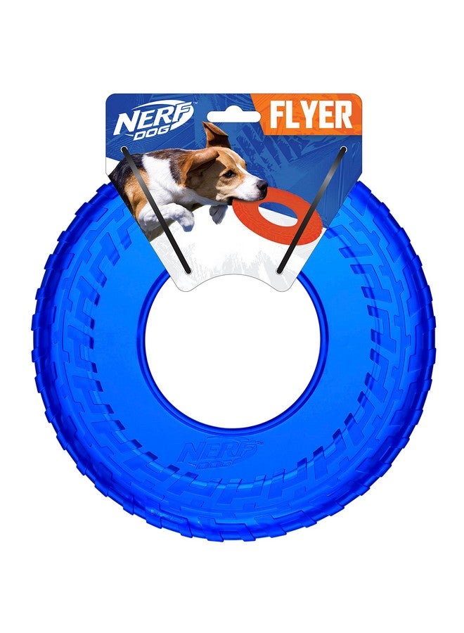 نيرف إطار نيرف دوج شفاف معزز من المطاط اللدن حراريًا مقاس ١٠ بوصات - أزرق، مناسب للسلالات المتوسطة - Image 1