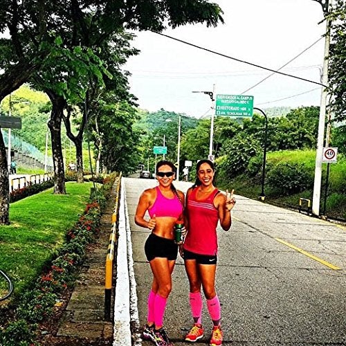 Zensah Ultra Compression Leg Sleeves for Running, Shin Splint Relief, Neon Pink,Large - Image 5
