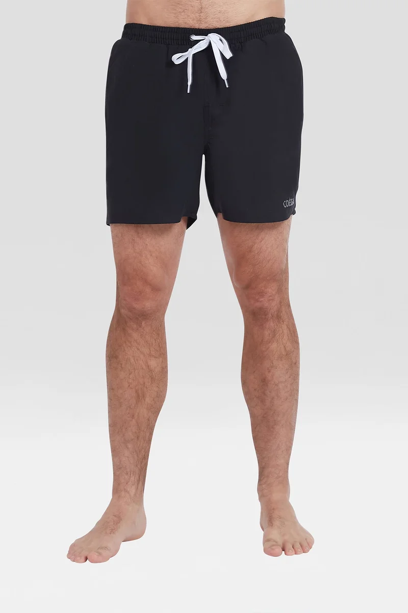 COEGA Boardshorts Elast Wst 16 In Mens SzS - Black
