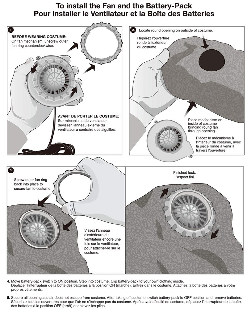 Rubies Fun Inflatable Original T-Rex Dinosaur Costume For Kids, For Themed Party and Halloween, Standard Size - Image 5