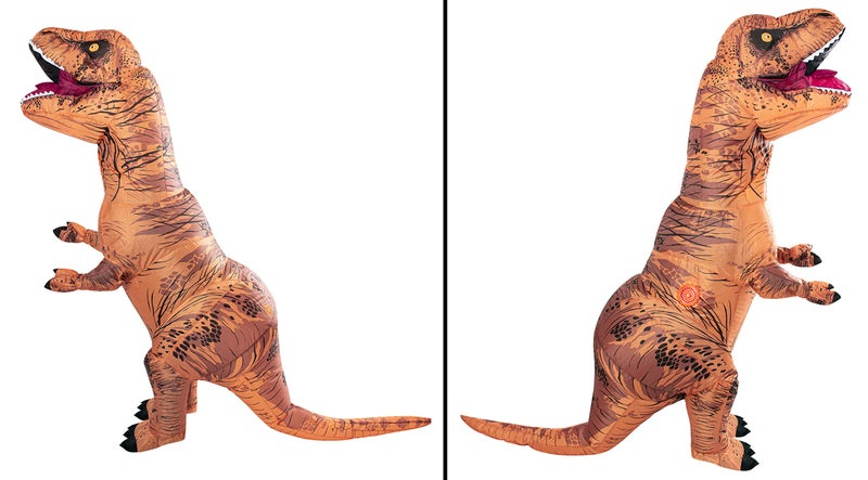 Rubies Fun Inflatable Original T-Rex Dinosaur Costume For Kids, For Themed Party and Halloween, Standard Size - Image 2