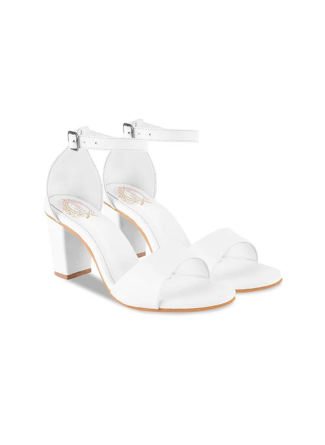 شوتوبيا Shoetopia Girls Block Heels With Ankle Loop