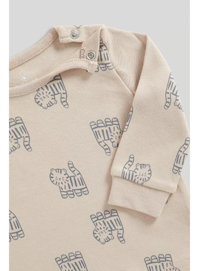 mothercare Big Cats Baby Pyjamas - 2 Pack