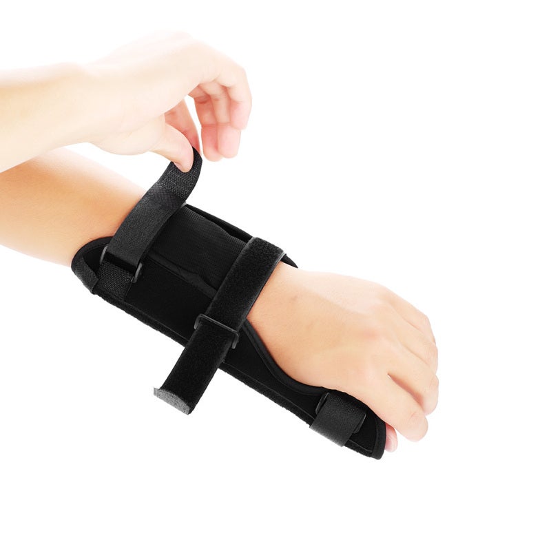 Adjustable Wrist Brace Composite Cloth Breathable Hand Support - Inner Support Bar Open Fingertips Wrist Support Brace for Daily Use Sprains Arthritis - Image 4