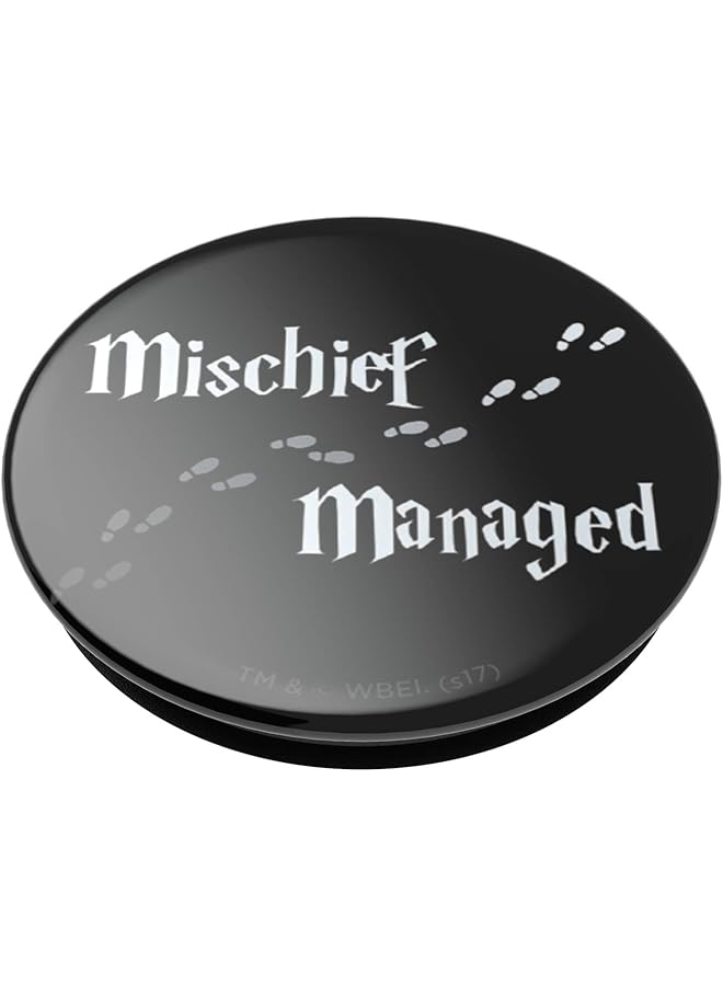 بوب سوكيتس حامل Popgrip المتوسع مع مقبض علوي قابل للتبديل للهواتف الذكية والأجهزة اللوحية Mischief Managed - Image 2