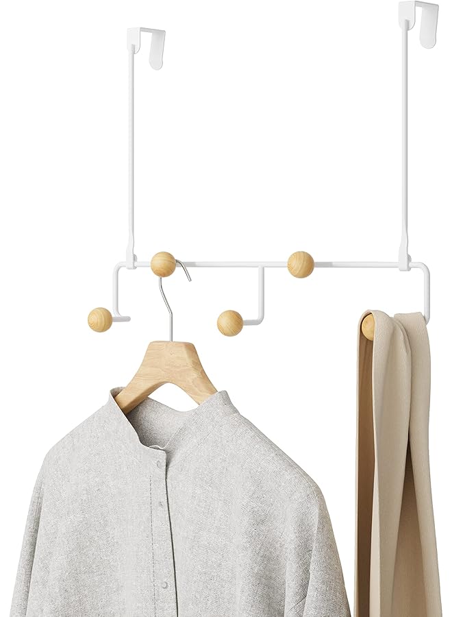 Umbra Over the Door, 5 Hooks, White - Image 1