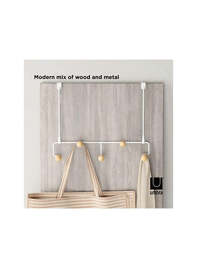 Umbra Over the Door, 5 Hooks, White - Image 4