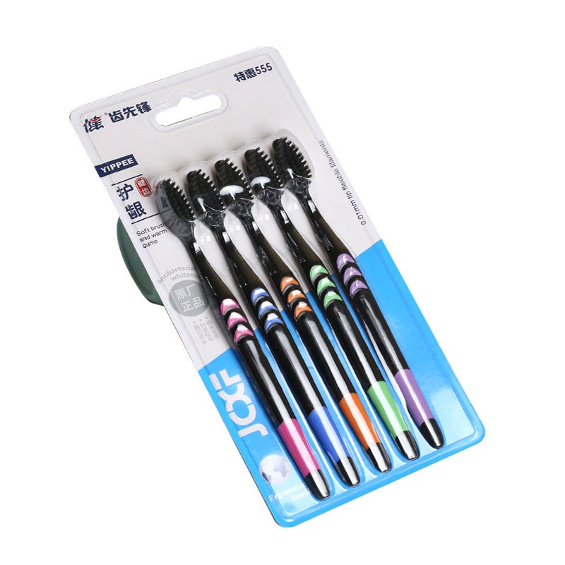 Generic Bamboo Charcoal Soft Bristle Toothbrush A single small doctor 