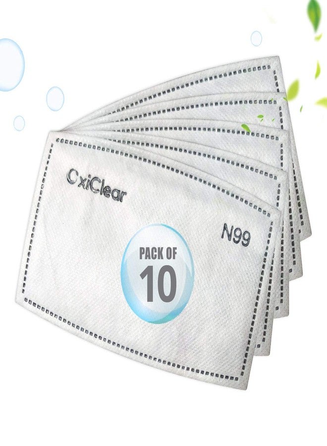 OxiClear فلاتر إعادة تعبئة OxiClear N99، فلتر كربون نشط (عبوة من 10) (القناع غير متضمن) - Image 1