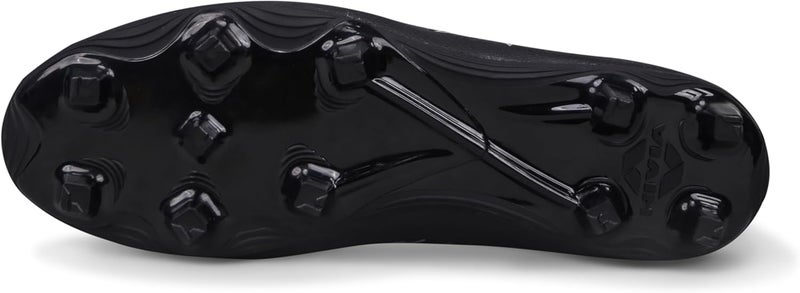 Nivia Carbonite 7.0 Football Stud for Men, TPU Sole with Synthetic Leather Upper, Die Cut Lightweight Insole, Ideal for Soft and Hard Grassy Ground Surfaces- UK06(Black) - Image 2