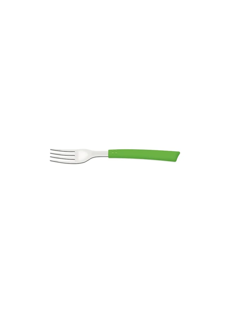 TRAMONTINA Tramontina Brisa Stainless Steel Table Fork with Green Polypropylene Handle