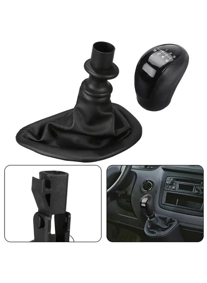 مقبض ناقل الحركة وغطاء علبة التروس لسيارة W639 VITO 2003-2010 غطاء عصا ناقل الحركة اليدوي - Image 2