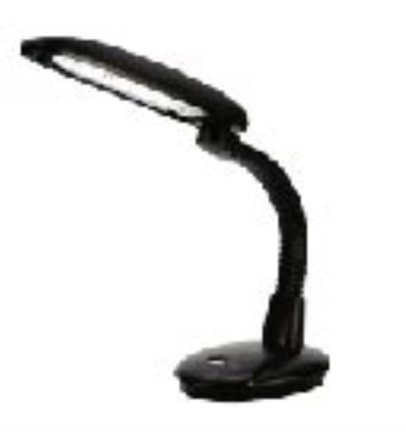 SPT Sunpentown SL-813B EasyEye Energy Saving Desk Lamp with Ionizer - Grey (2-Tube) - Image 1