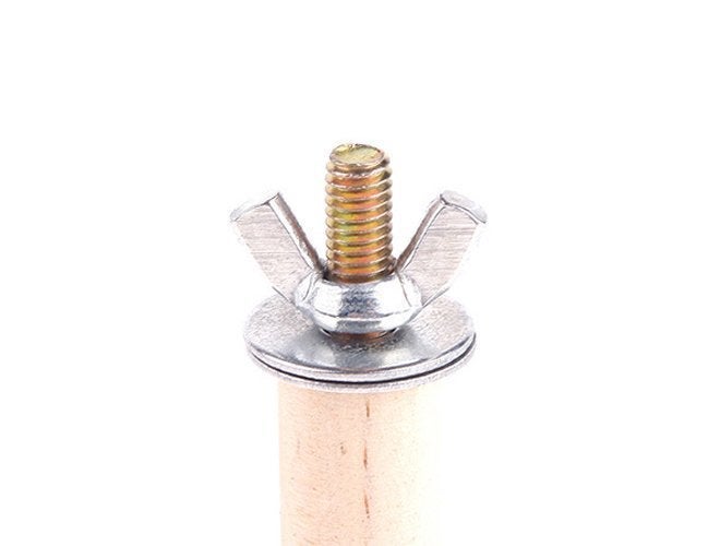 Sage Square منصة خشبية من موطن طبيعي مع مجموعة من 4 منصات خشبية/ألعاب للطيور (ببغاء/كوكاتيل/ببغاء أسترالي/هامستر/سنجاب) (خفيفة الوزن) (الأحجام - 4" 6" 8" 10" مجموعة مكونة من 4)  - Image 4