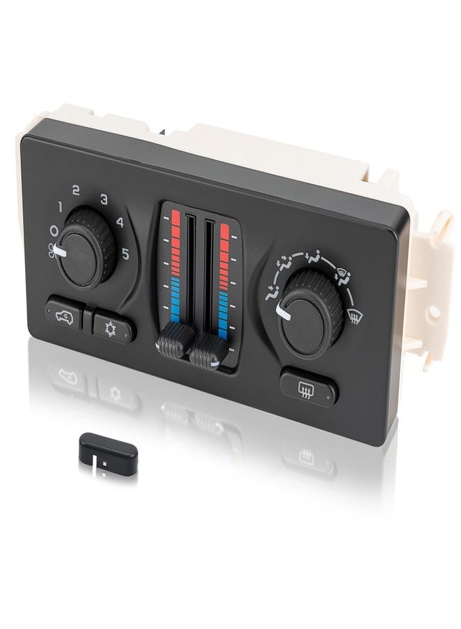 Autoverve Climate Control Module AC Heater HVAC Panel Fit for Chevy Silverado GMC Sierra 1500 2500 3500 Tahoe Suburban Avalanche Trailblazer Yukon XL Envoy Cadillac Escalade 599-210XD - Image 1