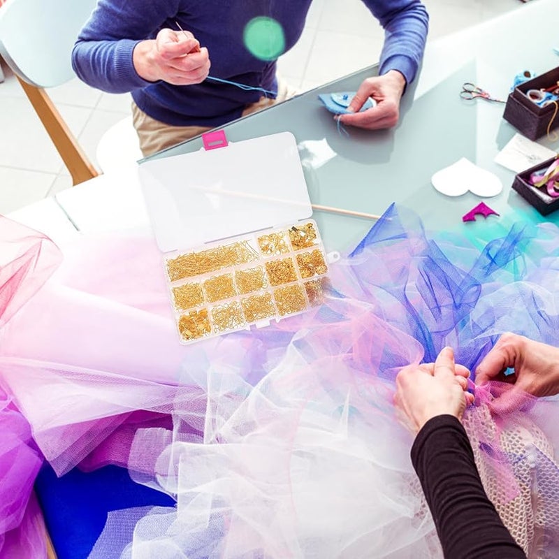 طقم صنع خطافات وأزرار الأقراط الذهبية للمبتدئين والكبار من أدوات صنع المجوهرات - Image 4