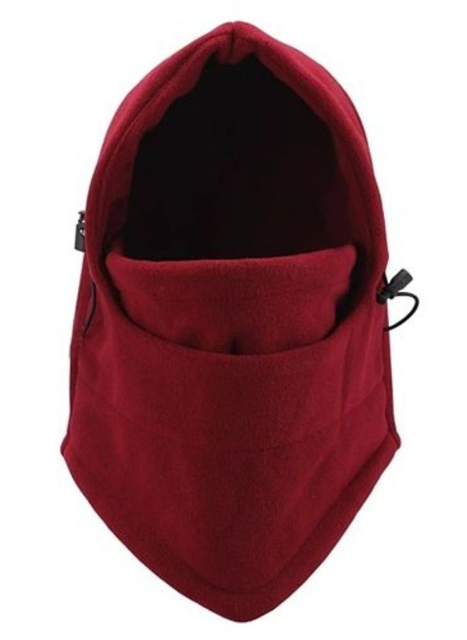 Generic Full Face Mask Cap Neck Cover Winter Ski Hat, Outdoor Unisex Winter Fleece Hats Bicycle Ski Warm Wind Proof Face Mask Hood for Mens Women  - Image 2
