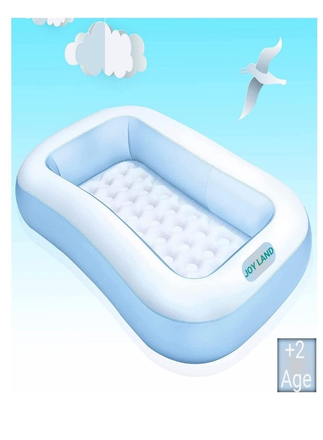 JOY LAND JOYLAND Combo 5 Ft Inflatable Bath Tub (White & Blue) - Image 2