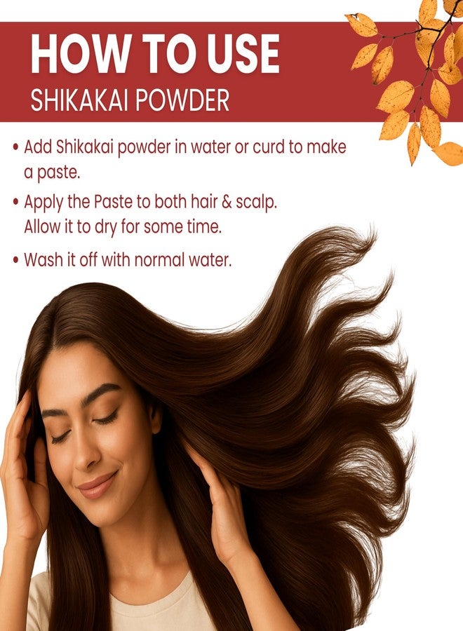 Exotic Veda Shikakai Powder 100% Pure & Natural – Chemical-Free Ayurvedic Hair Cleanser & Conditioner – Nourishes Hair, Improves Shine, Smoothness & Scalp Care – Safe for All Hair Types – 100g - Image 5