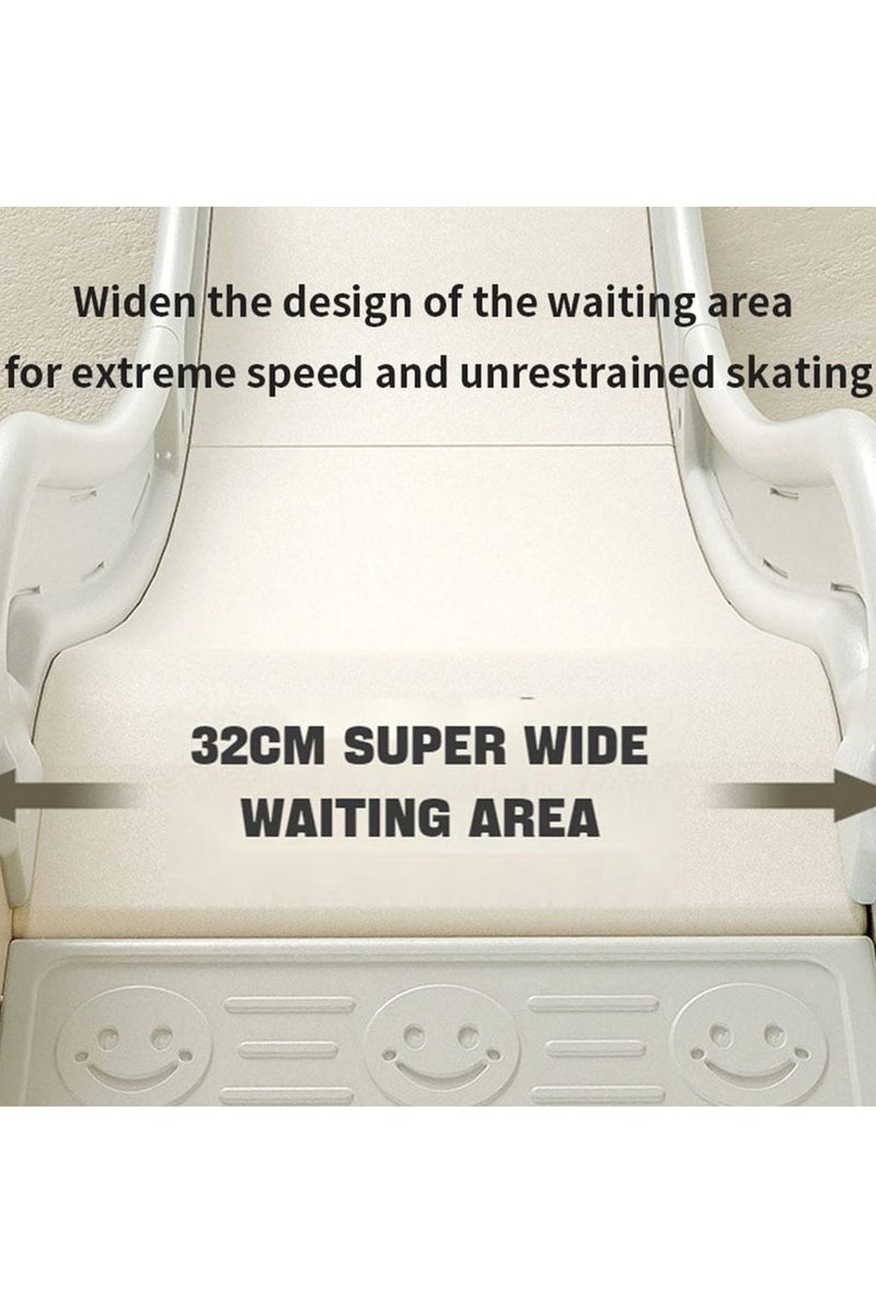 5-in-1 Toddler Slide & Swing Set – Indoor Playground with Basketball Hoop, Music Box & Climber for Kids Ages 1-3 | Baby Freestanding Playset - Image 5