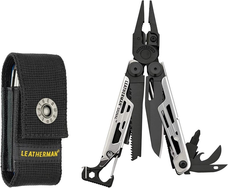 Leatherman Signal™ Multi-Tool with Nylon Holster - Black & Silver - Image 1