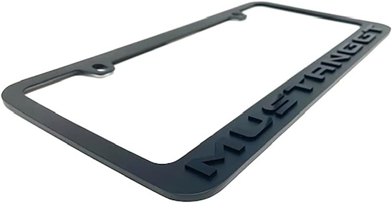Davies Corvette West Coast Corvette GT Stealth Blackout License Plate Frame for Ford Mustang GT - Image 3