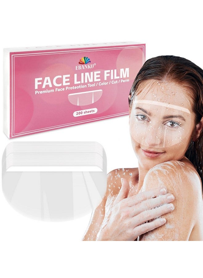 EBANKU EBANKU 200 PCS Shower Face Eye Shields, Clear Eyebrow Shower Visor Protector, Shower Goggles Face Cover Bath Visor for Adults Eyes Surgery Aftercare and Salon Supplies Eyelash Extensions - Image 1