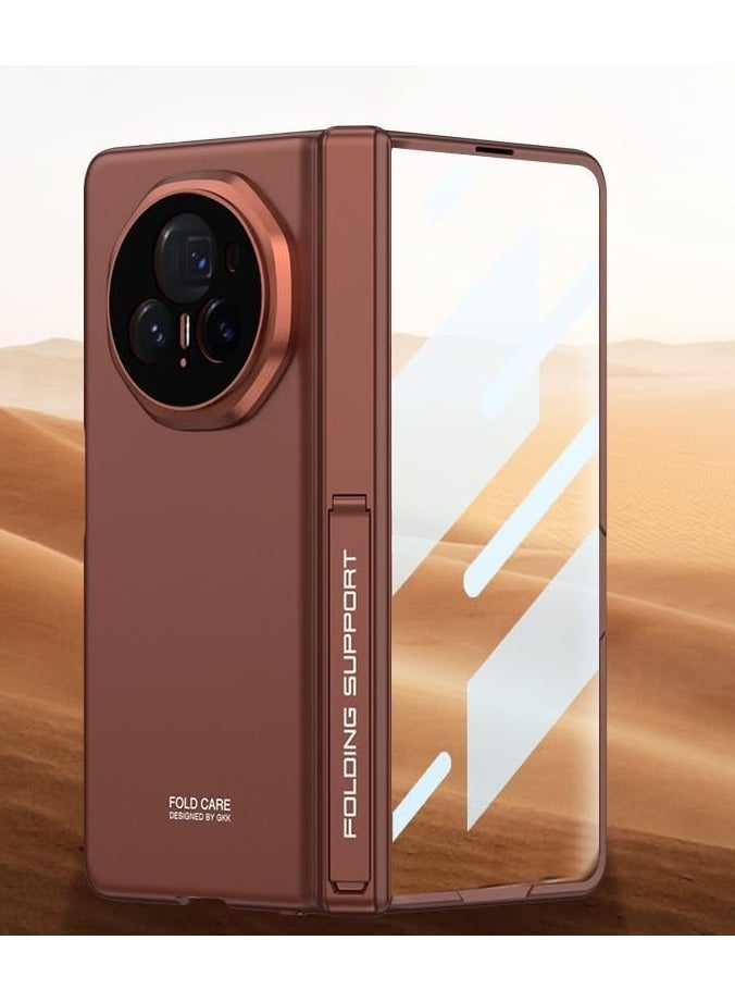 general Case Compatible with Honor Magic V3 Case 5G 2024 [Built-in Screen Protector] PC Shell Protective Film Integrated Hinged Folding All-inclusive Cover with Hidden Stand - Image 1